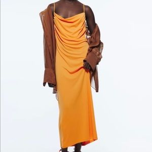 Zara NWT Orange Midi Dress
Sold out Online